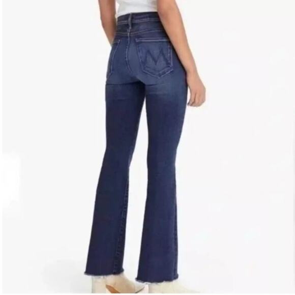 Mother Denim The Weekender Fray Jean In Sweet And Sassy Mid Rise Flare Size 29 - Picture 6 of 14